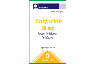 CASFUCIDE 50 MG I.V. INFUZYONLUK COZELTI HAZIRLAMAK ICIN LIYOFILIZE TOZ (1 FLAKON)